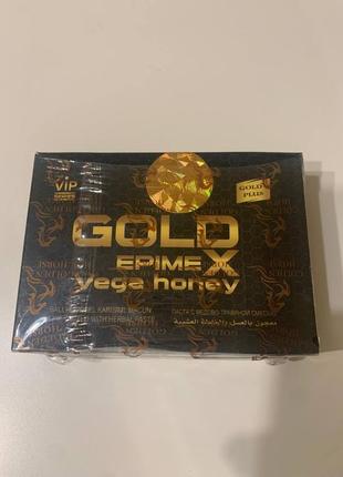 Gold epimex vega honey натуральний мед для чоловіків. 10 саше