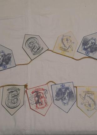 Набір вимпелів, прапорців - harry potter - 12 шт.