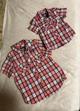 Сорочки h&m на братиків 9-10 років та 1-2 рочки