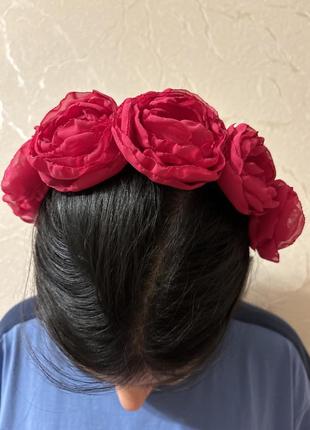 Обруч дизайнерский ручной работы