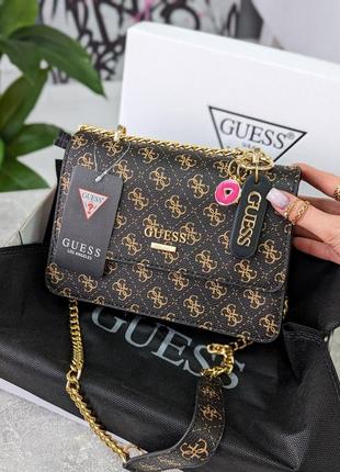 Сумка клатч guess на три отделения2 фото