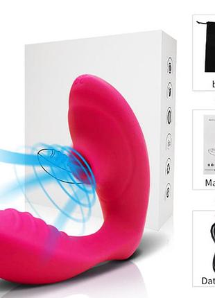 Вуманайзер 2 в 1. клиторальный вагинальный вибратор 10 режимов