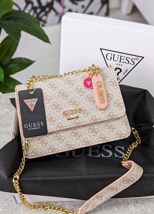 Сумка клатч guess на три отделения2 фото