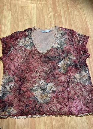 Футболка в сетку