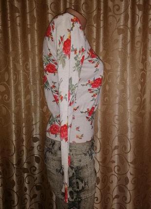 💖💖💖красивая женская кофта на пуговицах, джемпер, кардиган в цветочный принт new look💖💖💖7 фото