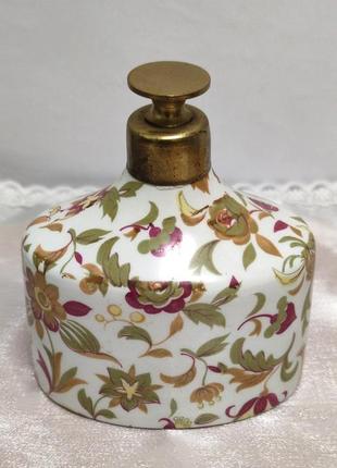 Фарфоровая винтажная бутылочка для лосьона,туалетной воды  духов /8963/