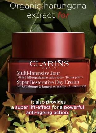 Clarins super restorative day cream крем дневной!