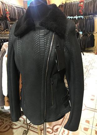 Сезонний розпродаж! натуральна жіноча дублянка!