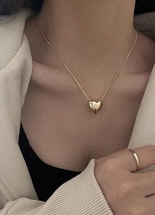 Подвеска golden heart