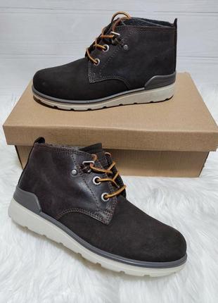 Кожаные ботинкиecco 36 размер