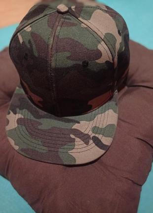 Кепка снепбек камуфляж atlantis snap back