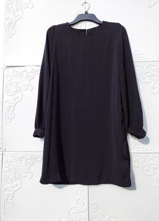 Чёрное осеннее платье esmara1 фото