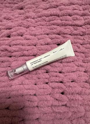 Нічна маска для губ transparent lab overnight soft + smooth lip treatment 15 мл2 фото