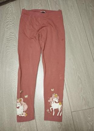 Теплые лосины р.134