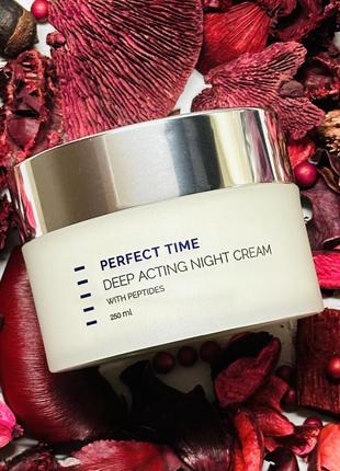 Holy land cosmetics perfect time deep acting night cream. холі ленд нічний крем-ліфтинг.розлив від 20g1 фото