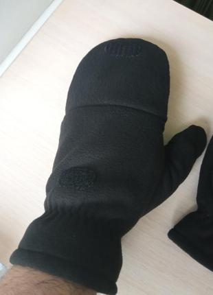 Флисовые перчатки без пальцев, рукавицы зуда4 фото