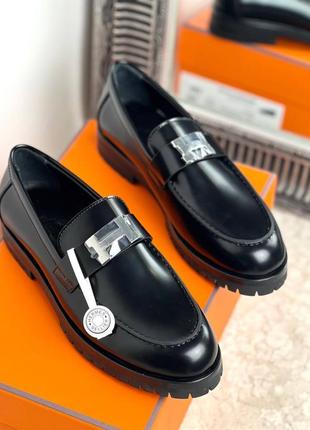 Лоферы hermes фабрика премиум