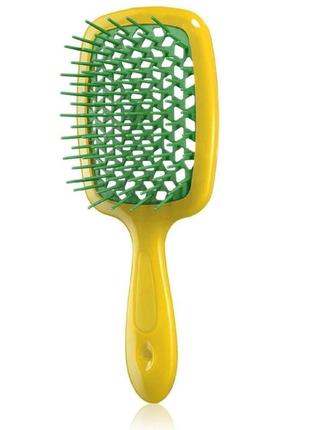 Расчёска superbrush для нарощенных волос. продувная.
