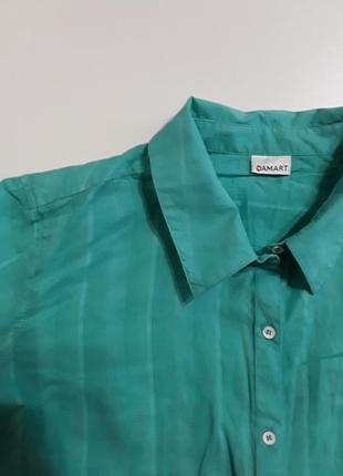 Фирменная легкая хлопковая рубашка блузка4 фото