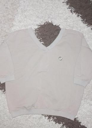 Фірмовий натуральний бежевий реглан, світшот, кофта megi