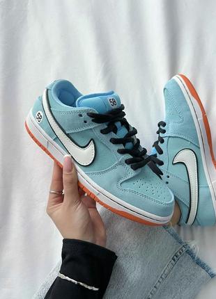 Нереальные кроссовки nike sb dunk low gulf club 58 голубые унисекс 36-45 р1 фото