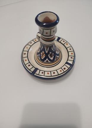 Подсвечник марокко керамика