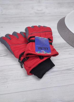 Детские перчатки зимние р.5-10 ❄️ лыжные краги перчатки снежные8 фото