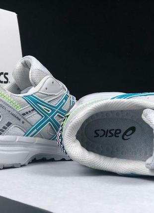 Женские кроссовки asics gel kahana 8 серые с голубым4 фото