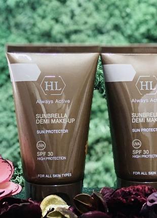 Holy land sunbrella spf 30 demi make-up to go.холи ленд санбрелла з тоном крем спф 30.разлив от 20g