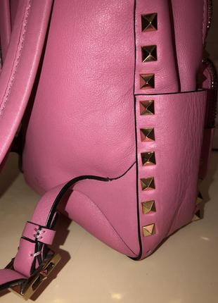 Рюкзак valentino rockstud leather mini, оригинал10 фото