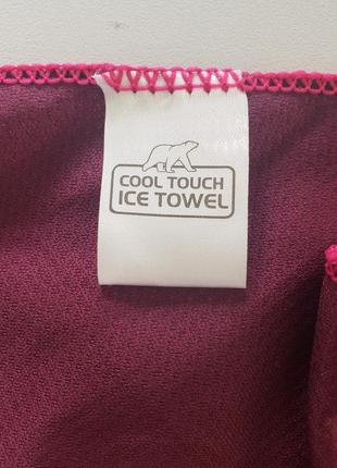 Cool touch ice towel полотенце шарф охлаждающей для спорта труда и отдыха в жару 100 на 30 см3 фото