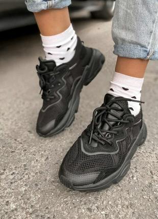 Кроссовки adidas ozweego  adipren  black кросівки