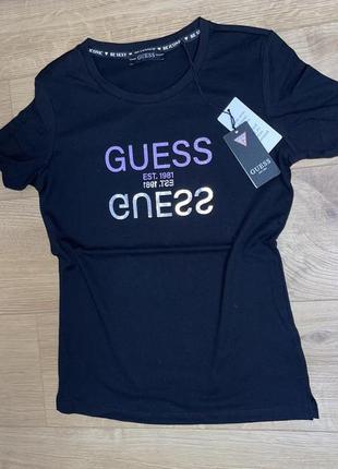 Футболка оригинал guess брендовая яркая футболка новая коллекция