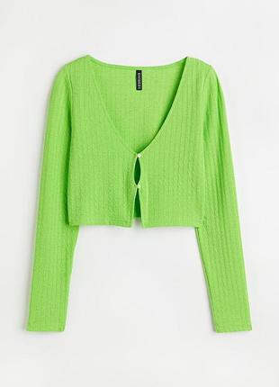 Вкорочена кофтинка  на ґудзиках h&amp;m
