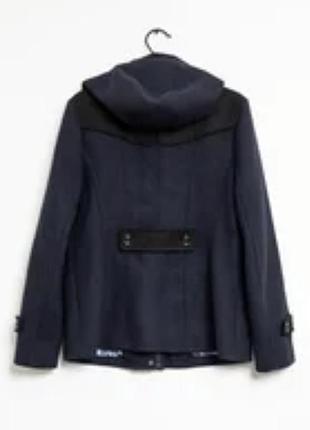 Брендовое пальто на молнии с капюшоном guess original этикетка3 фото