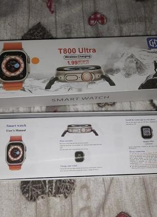 Смарт-годинник/smart watch t800 ultra4 фото