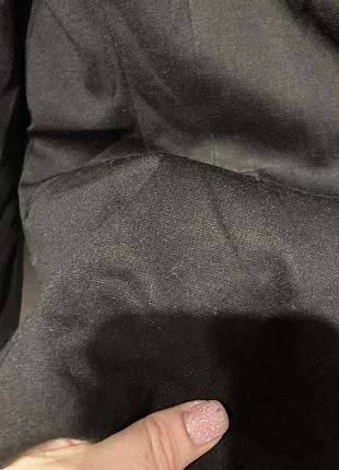 Трикотажный базовый черный жакет