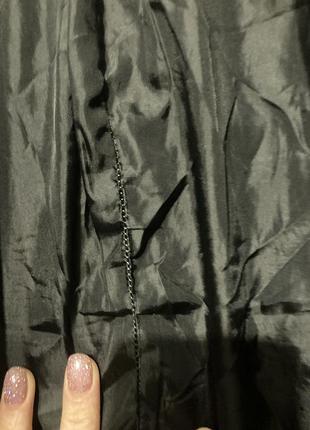 Трикотажный базовый черный жакет