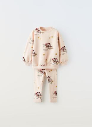 Детский комплект костюм микки мауз зара mickey mouse 0061/501