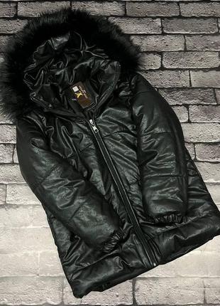 Куртка зимова в стилі louis vuitton