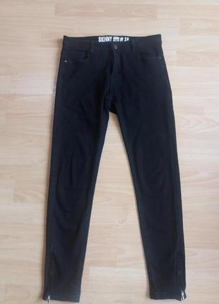 Високі чорні джинси 38р
