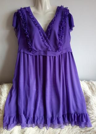 Платье с рюшами, next, батал, р. 20/4xl