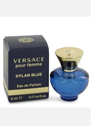 Versace pour femme dylan blue eau de parfum 5ml миниатюра из набора