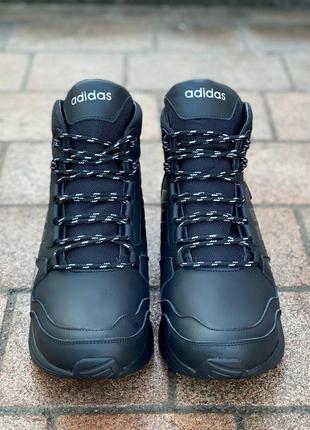 Кожаные зимние теплые ботинки 
adidas terrex адидас тирекс7 фото