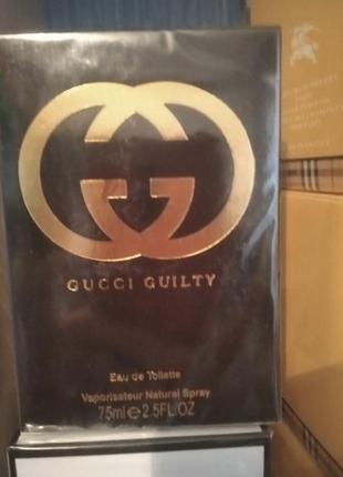 Gucci guilty туалетна вода 75 ml (гуччі гілті)6 фото