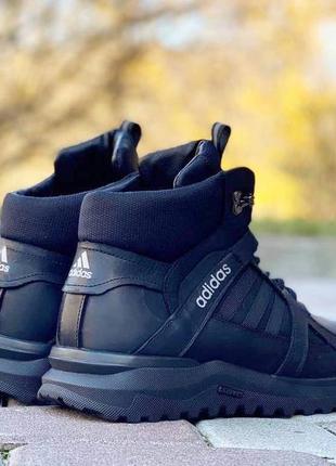 Кожаные ботинки adidas адидас3 фото