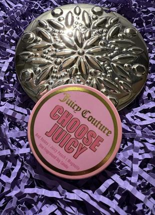 Мини-свеча juicy couture choose juicy soy с ароматом розы, сочным персиков и магнолии