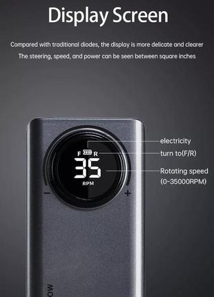 Фрейзер для манікюру з аккумулятором +powerbank 35000 об.