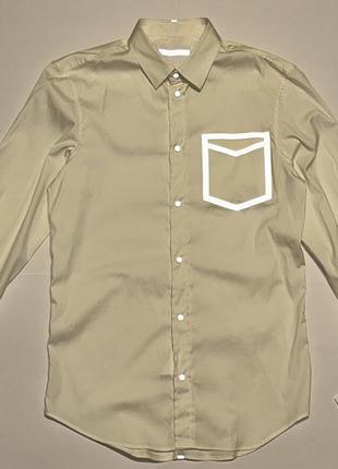 Рубашка emporio armani reflective pocket4 фото