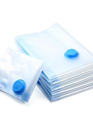 Вакуумний пакет із клапаном потовщений ра + ре 50 х 90 см